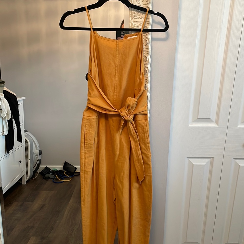 Greylin by Anthropology Rust colored Jumper. Size S